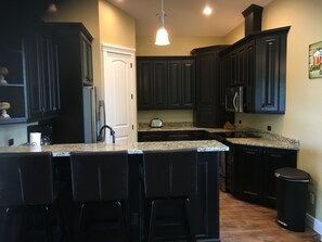 Fridge, microwave, oven, stovetop - Gorgeous New 4/3 With Heated Pool/Spa And Large Deep Water Boat Dock (Cudjoe Key)