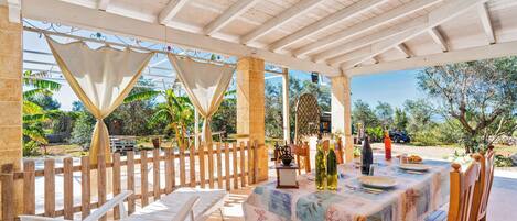 Opções para refeição ao ar livre