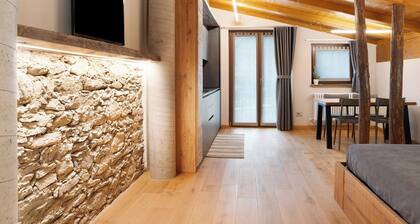 Appartement 'Locanda Ca Bianca - Mini Suite' Ă Valle Mair avec vue sur les montagnes