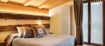Ferienwohnung 'Locanda Ca Bianca - Family Suite' mit Bergblick, Gemeinschaftsgarten und WLAN