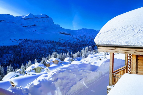 Blick von der Unterkunft