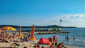 Vlak bij het strand