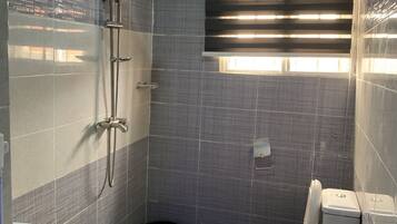 Towels, soap, toilet paper