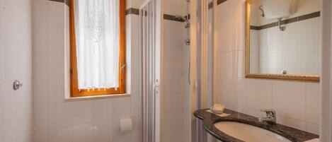 Shower, hair dryer