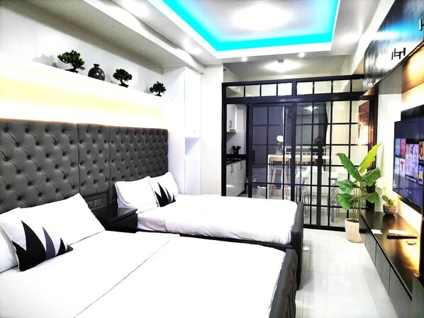 1 chambre, bureau, Wi-Fi gratuit, draps fournis