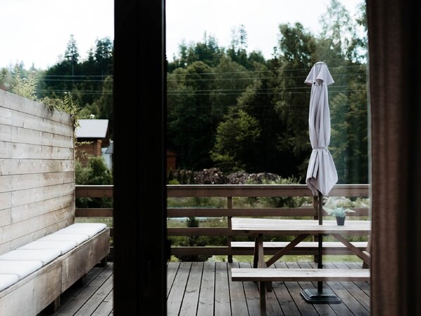 Outdoor dining - Domek pod Szarowym Lasem by Interhome (Wisla)