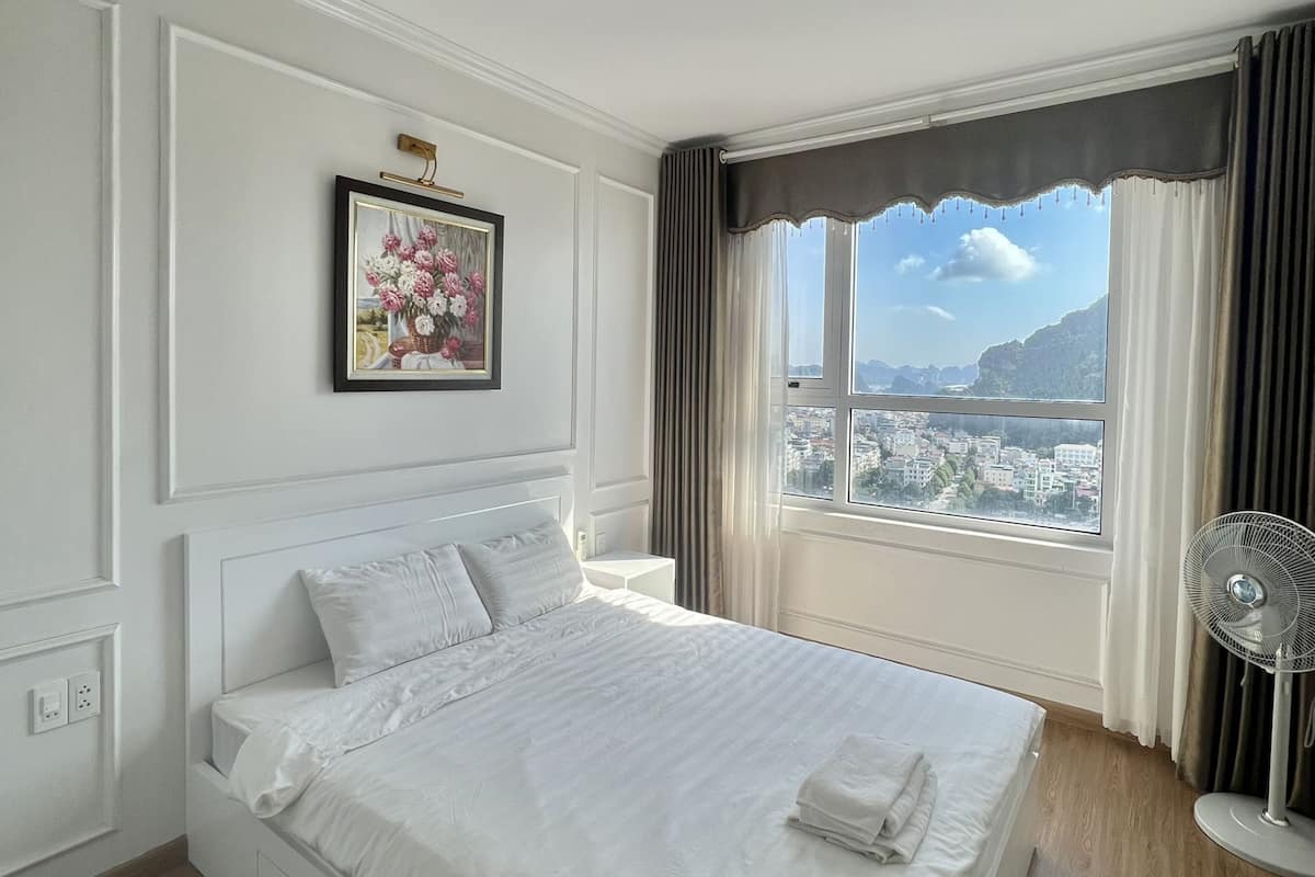 Appartamento, vista mare | 2 camere, biancheria da letto ipoallergenica, minibar