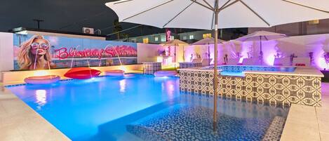 Una piscina climatizada