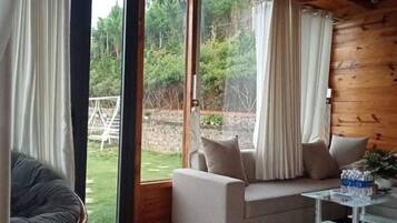 Panoramic Double or Twin Room | Living area