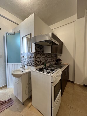 Private kitchen - Apartamento 32mt2 Tultitlán Edomex. Cerca del Palacio Municipal (Tultitlán de Mariano Escobedo)