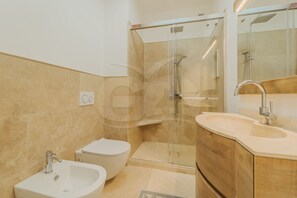 Shower, hair dryer