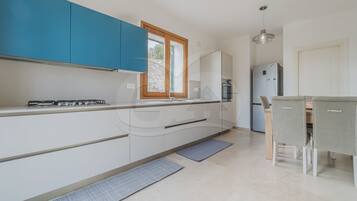 Fridge, oven, dishwasher