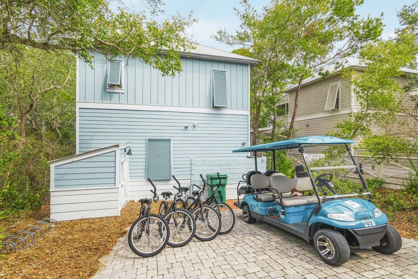 Golf Cart, 4 Bikes & Pet Friendly* ~ Grey Gull