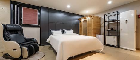 1 habitación y ropa de cama de alta calidad