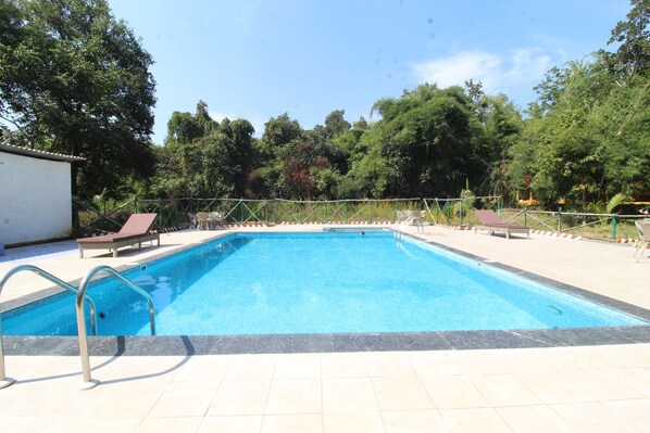 Outdoor pool - Ashoka Jungle Resort (Manpur)