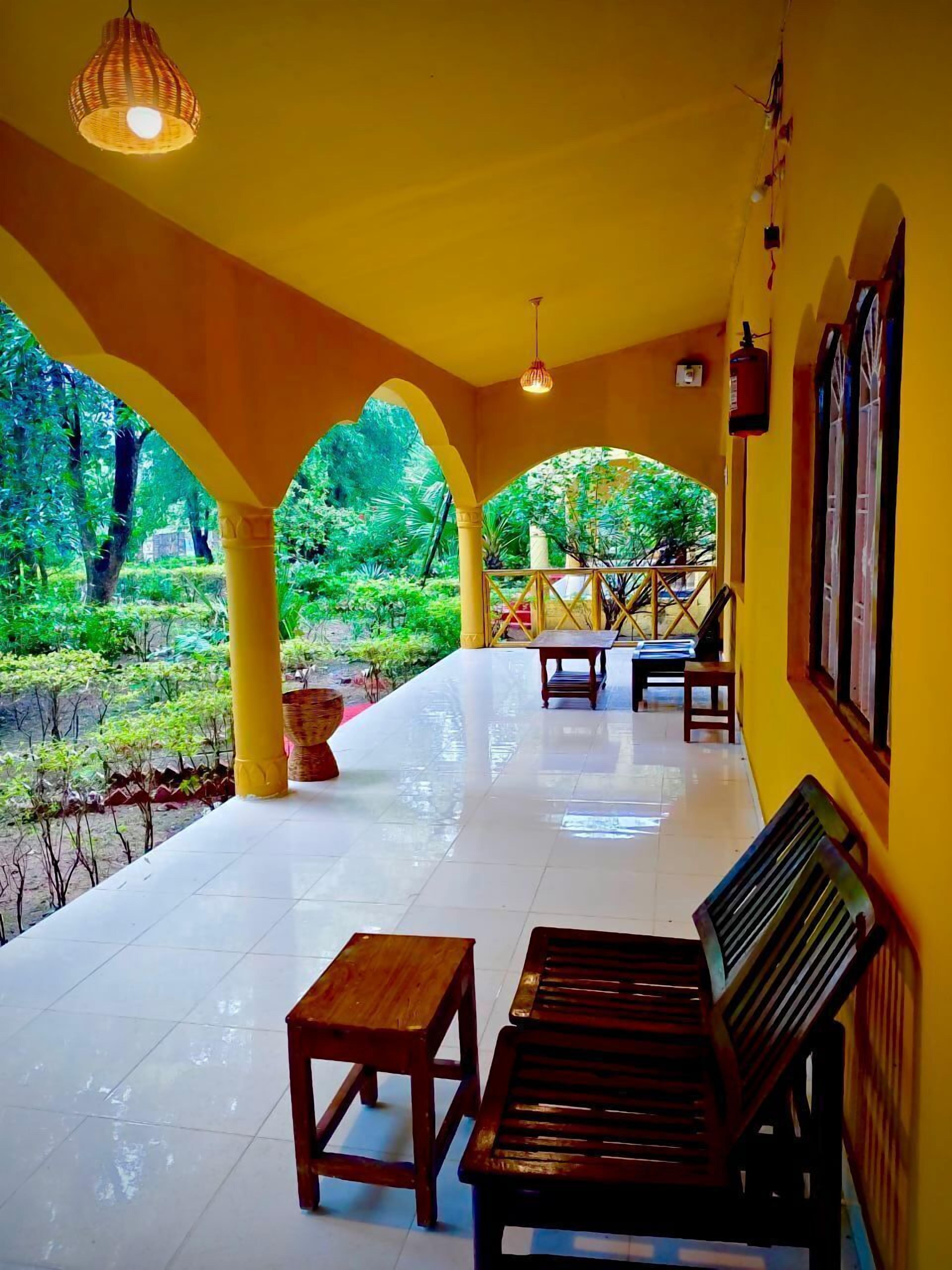 Sitteområde i lobbyen