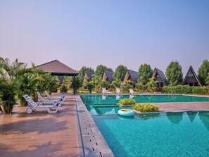 Indoor pool, outdoor pool