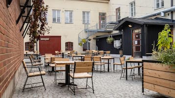 Majoituspaikan julkisivu