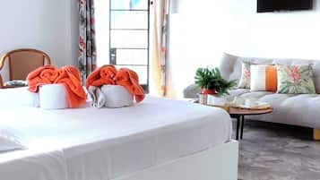 Comfort-Zimmer | Hochwertige Bettwaren, Daunenbettdecken, individuell dekoriert