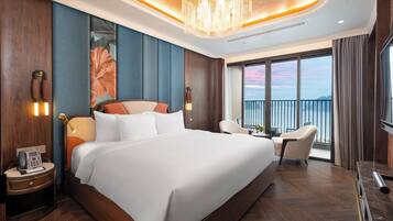 Phòng Suite Presidential | Bộ đồ giường kháng dị ứng, minibar, két bảo mật tại phòng, bàn