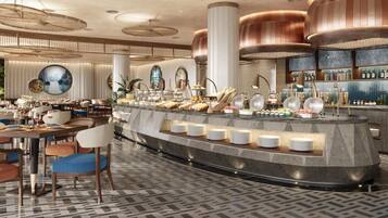 Free daily buffet breakfast