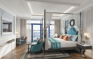Villa presidencial | 1 habitación, ropa de cama hipoalergénica y minibar 