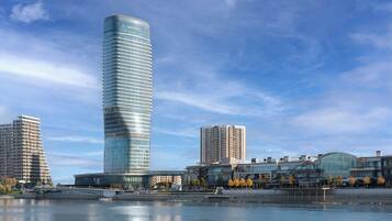 Voorkant van accommodatie