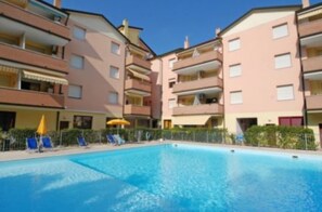 Apartment, 2 Bedrooms, Balcony, Garden View | Pool | Outdoor pool