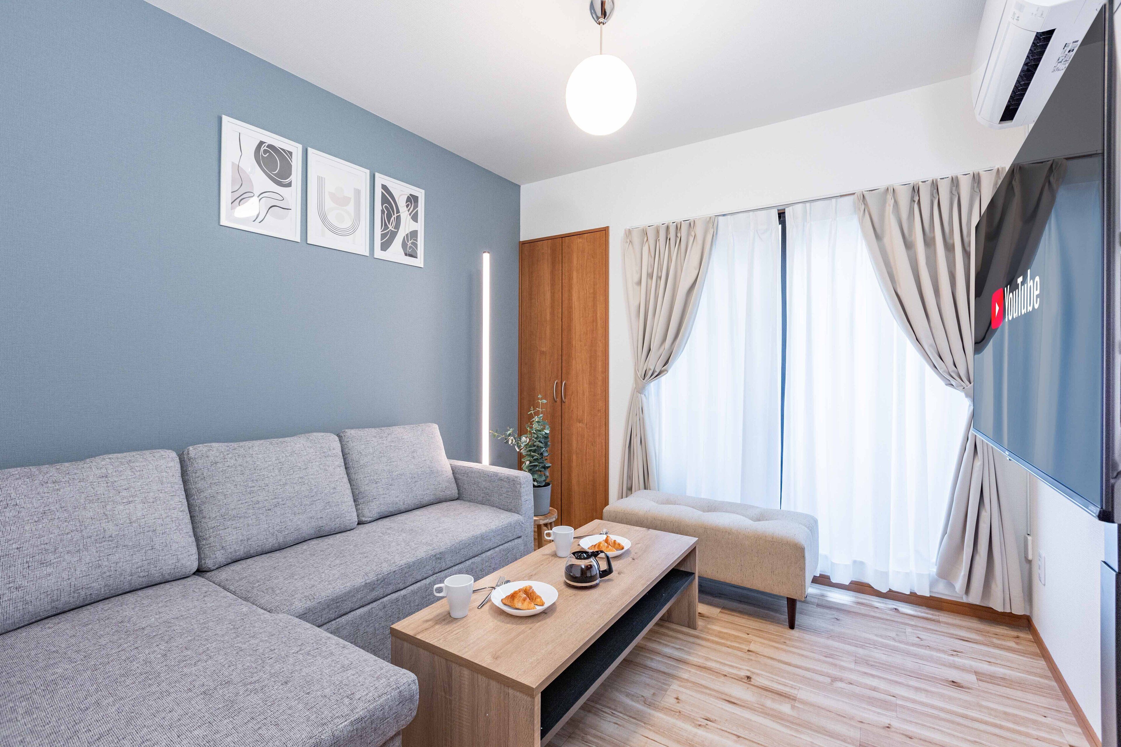 Design-talo | 2 makuuhuonetta, ilmainen Wi-Fi, vuodevaatteet