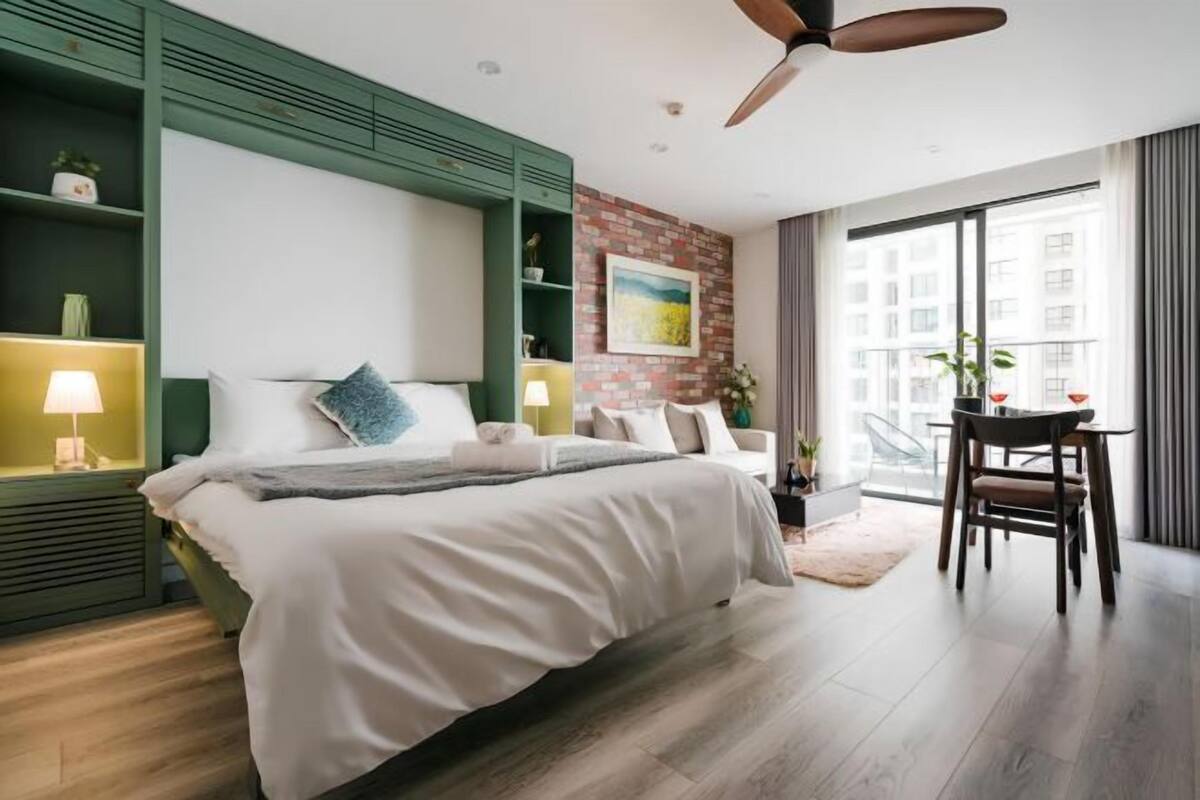 Premium bedding, memory-foam beds, in-room safe, desk