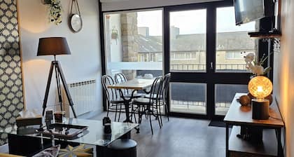 Très bel Appartement Lumineux et Bien Décoré Avec Aperçu mer