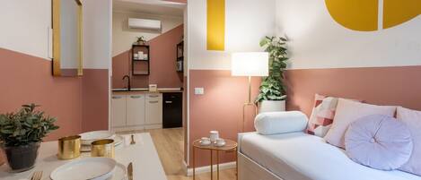 1 Schlafzimmer, Schreibtisch, Bügeleisen/Bügelbrett, kostenloses WLAN