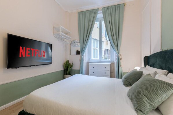 1 soveværelse, skrivebord, strygejern/strygebræt, gratis Wi-Fi