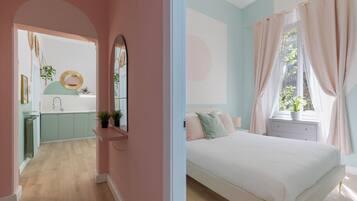 2 camere, una scrivania, ferro/asse da stiro, Wi-Fi gratuito