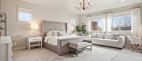 5 bedrooms, iron/ironing board, travel cot, WiFi