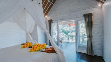 Double Room, Terrace, Garden View | Desk, free WiFi, bed sheets
