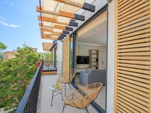 2 chambres, literie de qualité supérieure, ameublement personnalisé