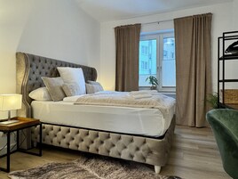 Condo | 2 bedrooms, individually decorated, individually furnished, desk