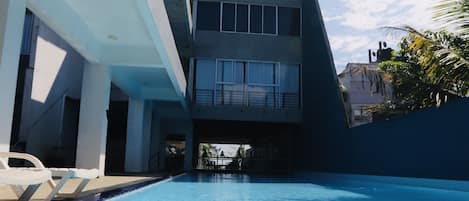 Una piscina techada