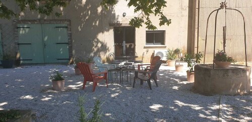 Gîte dans une exploitation agricole bio.
