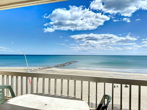 Bel Appartement F2 en 1ère Ligne avec Ascenseur - 4 Pers - Palavas-les-Flots