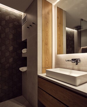 Bathroom - Monopolio Waterfront Apartment (Zakynthos)