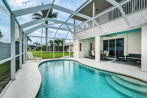 House (5 Bedrooms) | Front of property - Hot Tub + Fire Pit: Spacious Cape Coral Oasis! (Cape Coral)
