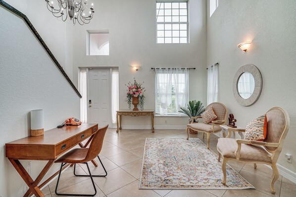 House (5 Bedrooms) | Interior - Hot Tub + Fire Pit: Spacious Cape Coral Oasis! (Cape Coral)