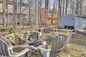 House (3 Bedrooms) | Interior - Fire Pit, Pool & Beach Access: Tobyhanna Home! (Tobyhanna)