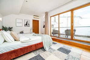Apartment, 2 Schlafzimmer, Terrasse, Stadtblick | 2 Schlafzimmer, schallisolierte Zimmer