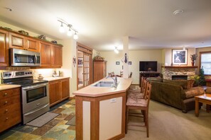 Condo, 1 Bedroom | Private kitchen | Fridge, oven, coffee/tea maker, toaster - 3306 - One Bedroom + Den Deluxe Powderhorn Lodge 1 Condo by RedAwning (Salt Lake City)