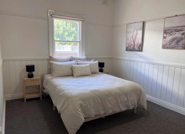 3 bedrooms, iron/ironing board, travel cot, WiFi