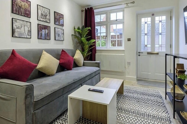 SOFA BED IN THE LIVING ROOM