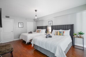 Leilighet – deluxe | 3 soverom, sengetøy av topp kvalitet og blendingsgardiner